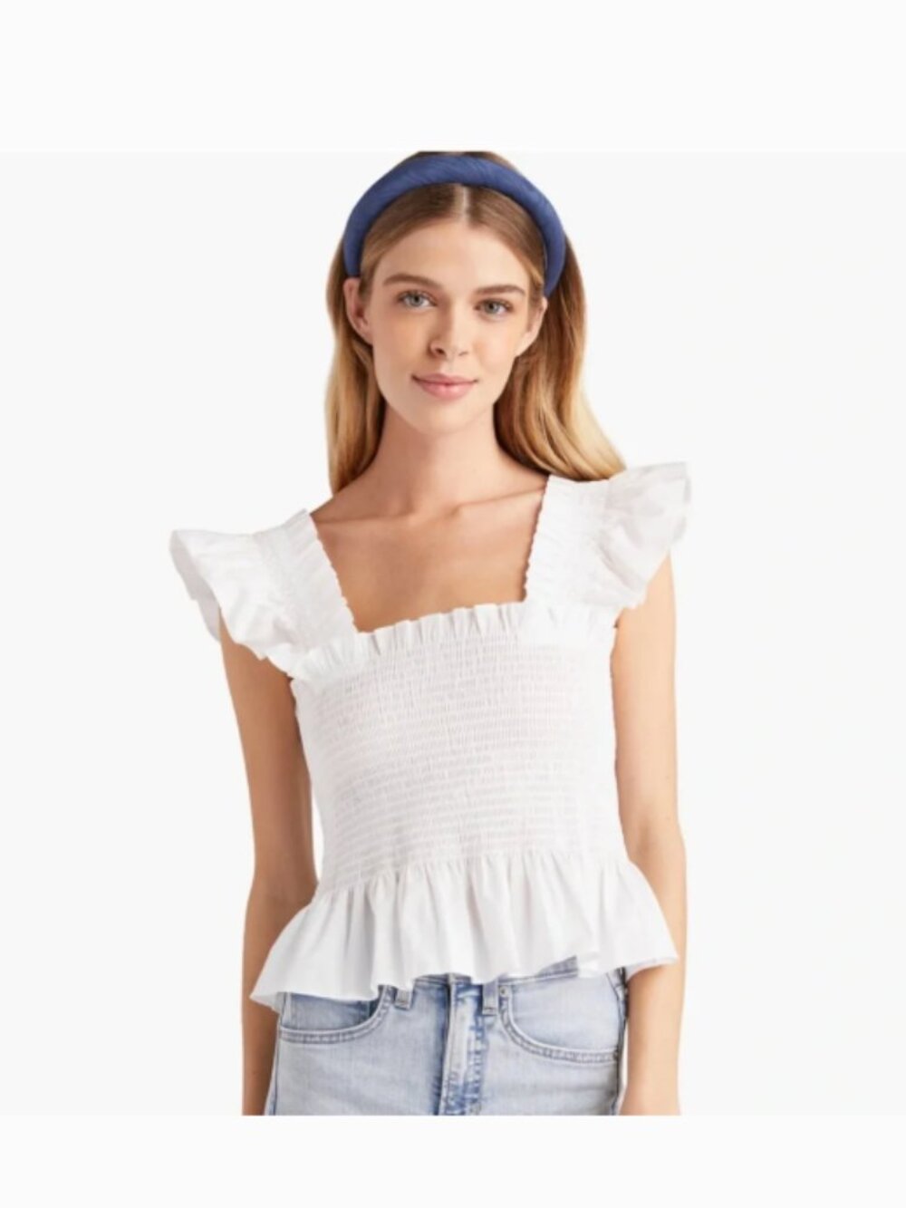 Hill House Paz Top Womens Small White - Picture 2 of 5